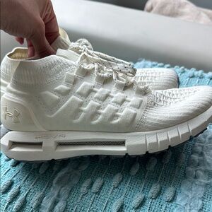Under Armour Cream Athletic Sneakers